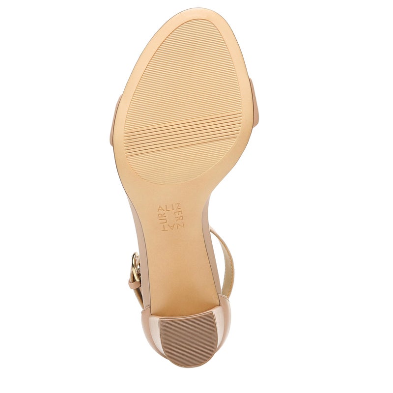 Naturalizer Womens Vera Ankle Strap Block Heel Dress Sandal ,CrÃ¨me Brulee Beige Leather,10.5M - Image 4